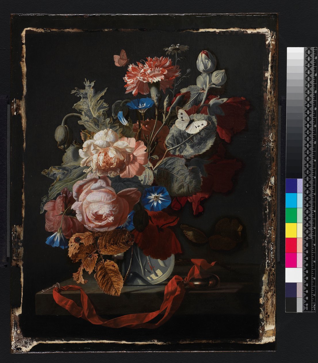 Vaso di fiori, 1669 da Simon Peeterz Verelst