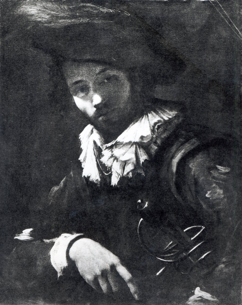 Ritratto di un mercenario, 1621-25 da Simon Vouet