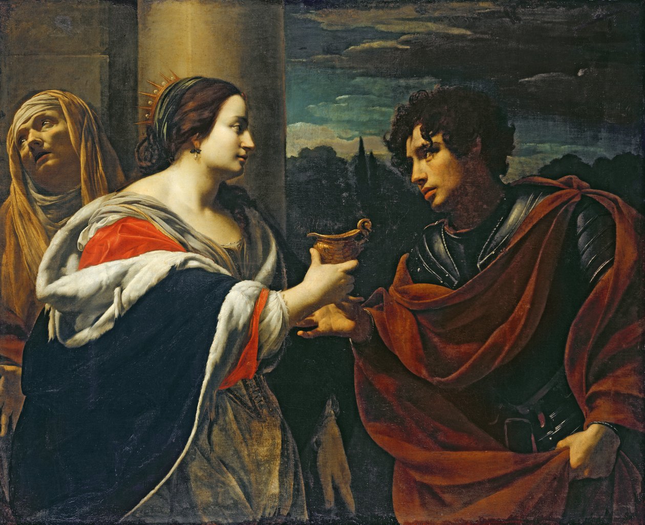 Sofonisba riceve la coppa di veleno da Simon Vouet