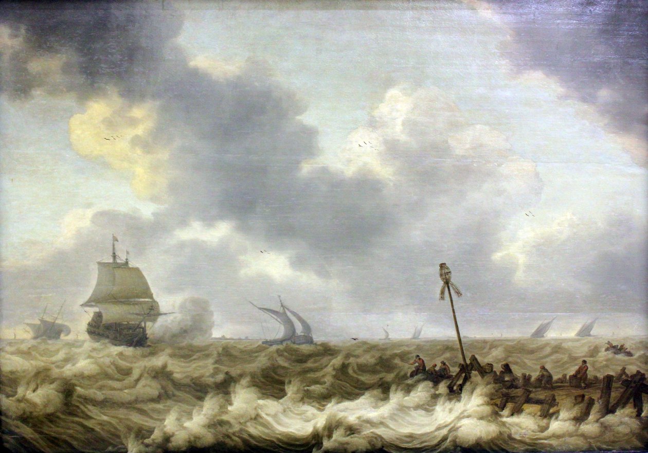 La tempesta da Simon de Vlieger