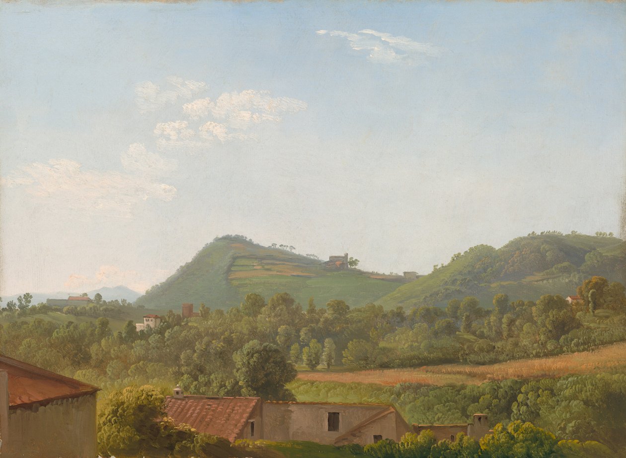 Veduta vicino a Napoli, c. 1806 da Simon Alexandre Clément Denis