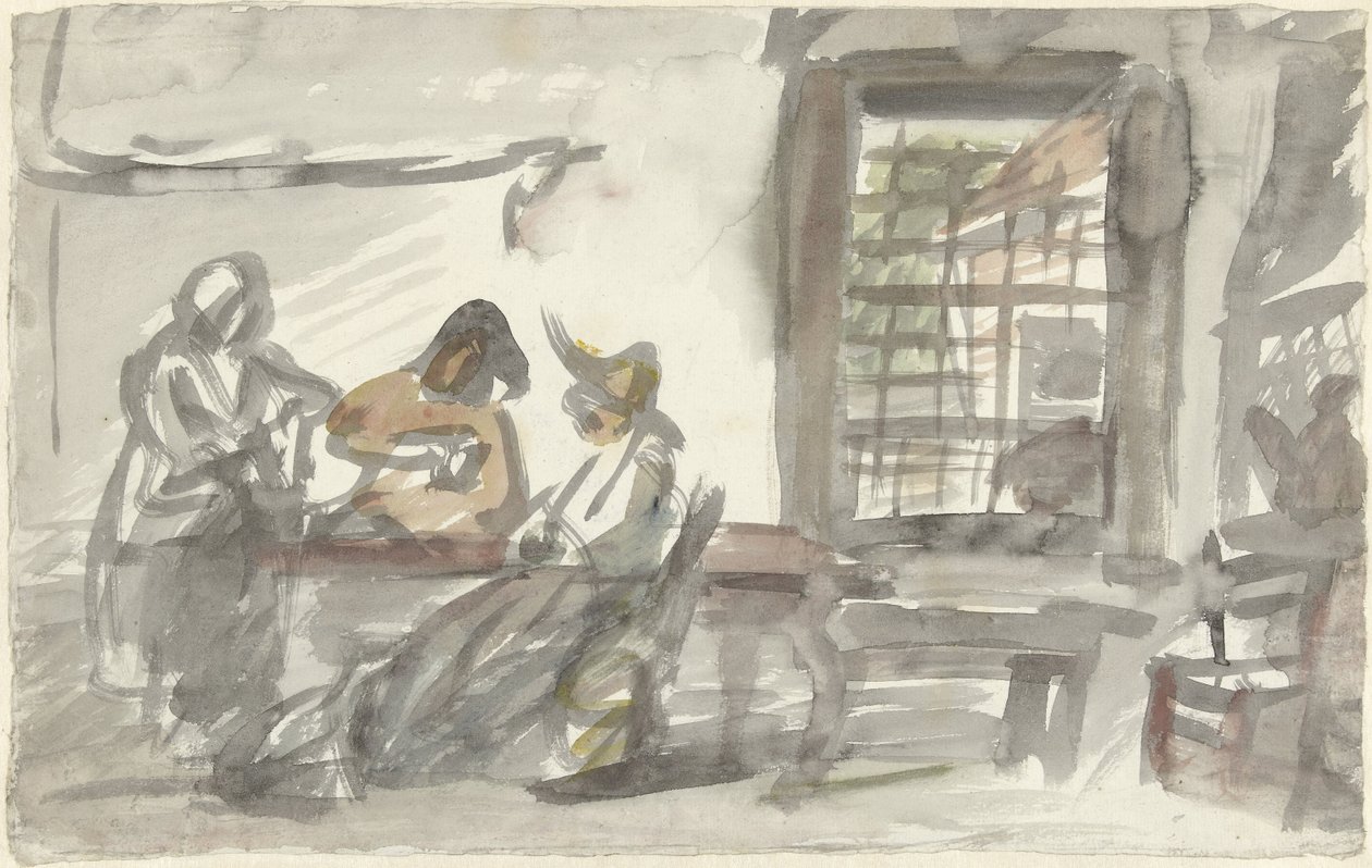 Interno di una locanda contadina da Simon Andreas Krausz