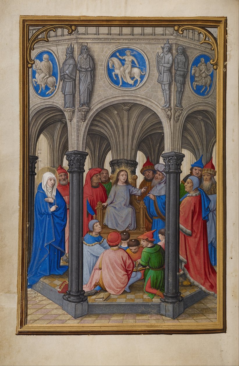 La Disputa nel Tempio da Simon Bening