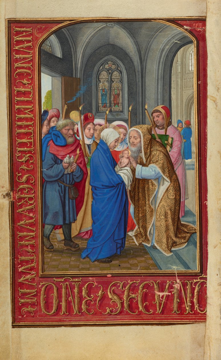 La presentazione al Tempio da Simon Bening