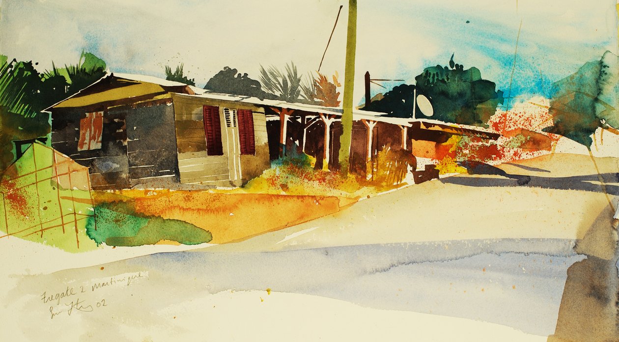 Fregate 2, Martinica 2002 (acquerello) da Simon Fletcher