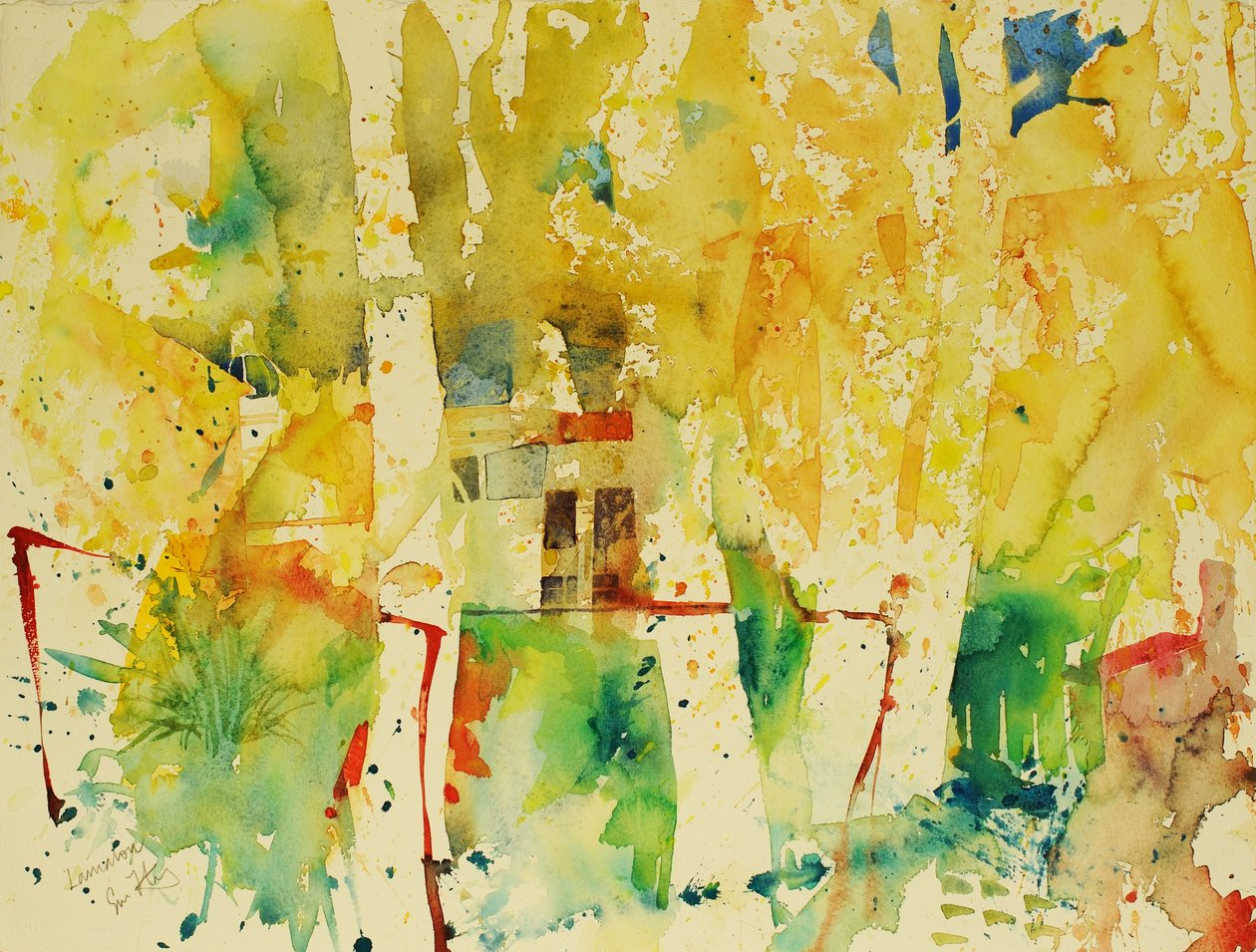 Lamalou, 2006 (acquerello) da Simon Fletcher
