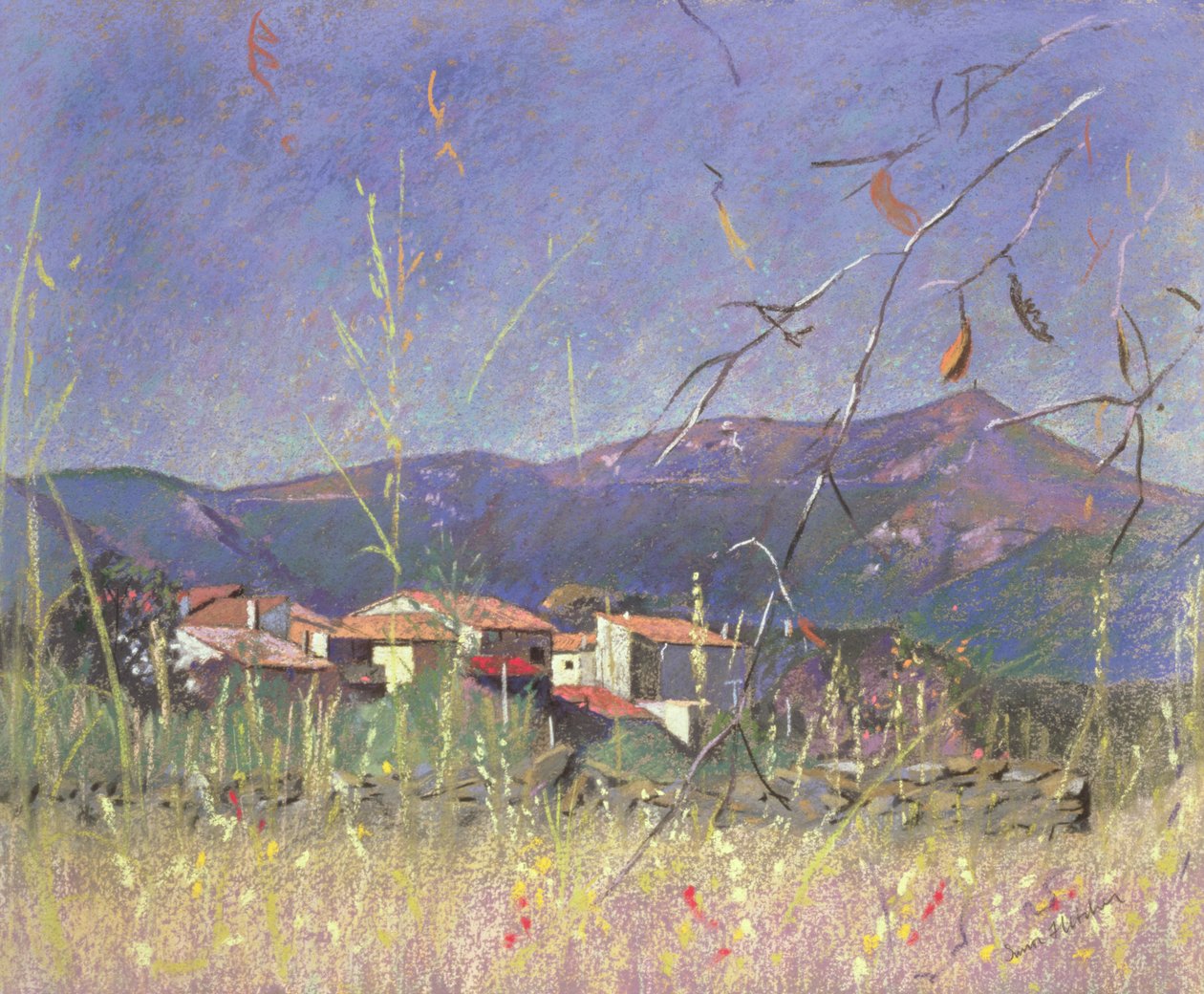 Paesaggio (pastello su carta) da Simon Fletcher