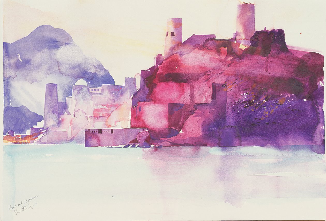 Muscat Oman, 2004 (acquerello) da Simon Fletcher