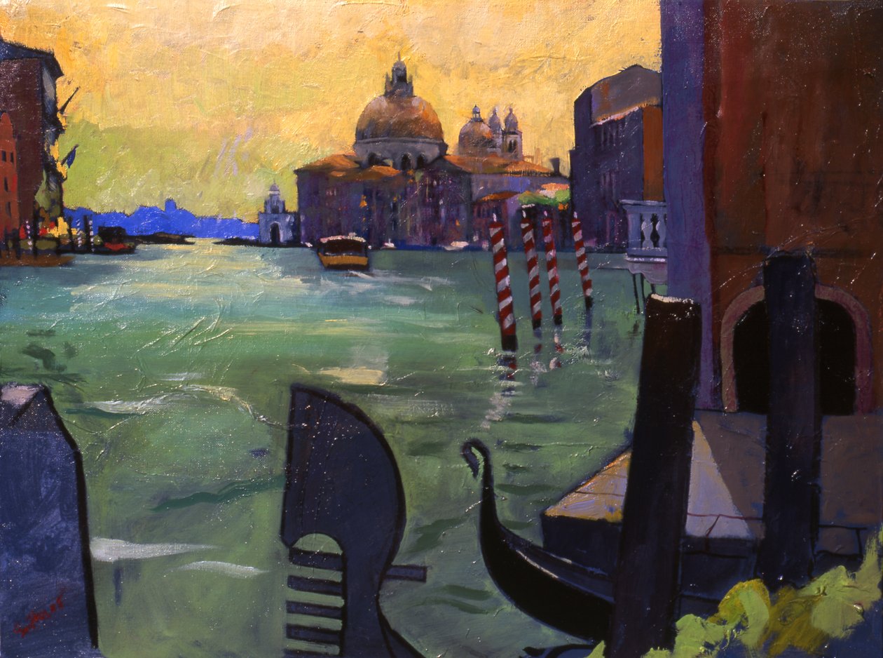 Salute e Dogana, 2005 (olio su tela) da Simon Fletcher