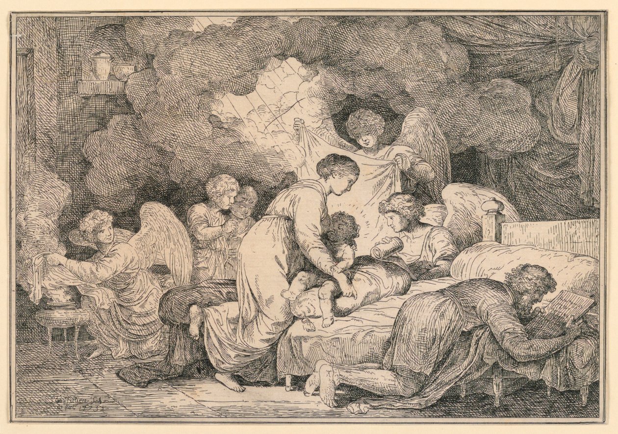 La Sacra Famiglia da Simon Julien