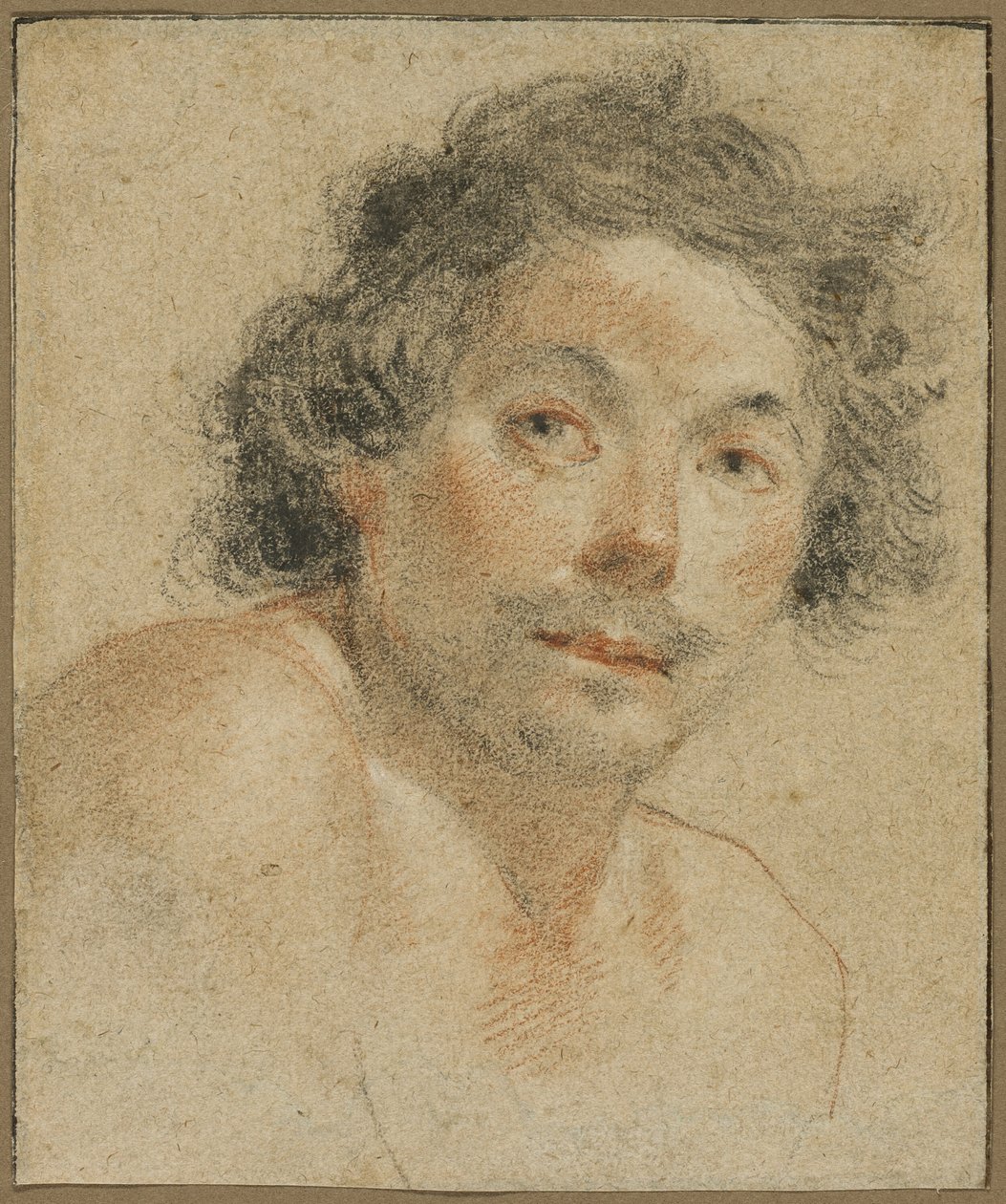 Ritratto busto di un giovane da Simon Vouet