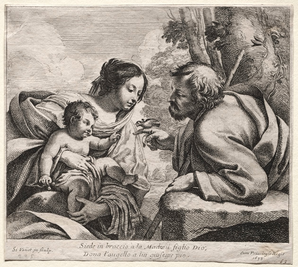 Sacra Famiglia da Simon Vouet