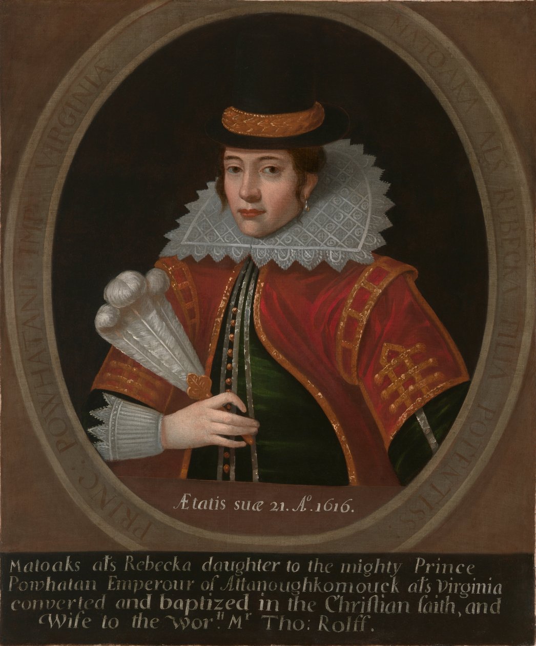 Pocahontas da Simon van de Passe
