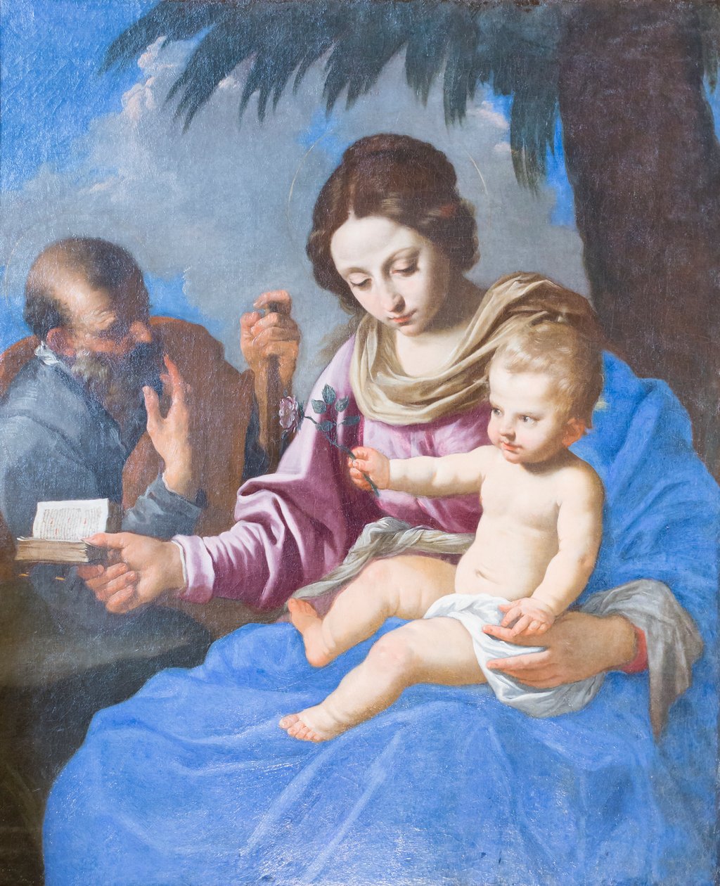 Sacra Famiglia da Simone Cantarini