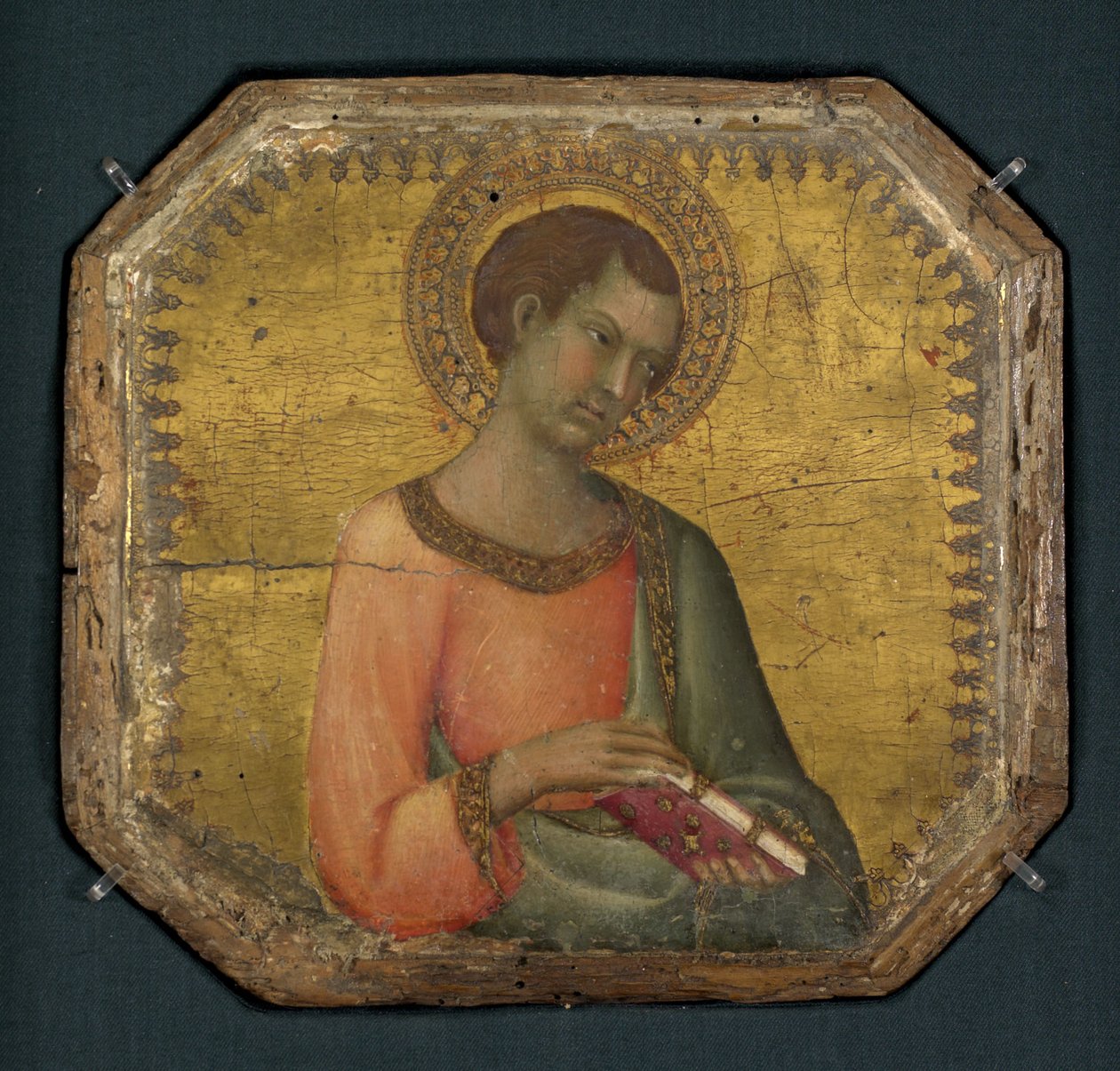 Un santo che tiene un libro, 1344 da Simone Martini