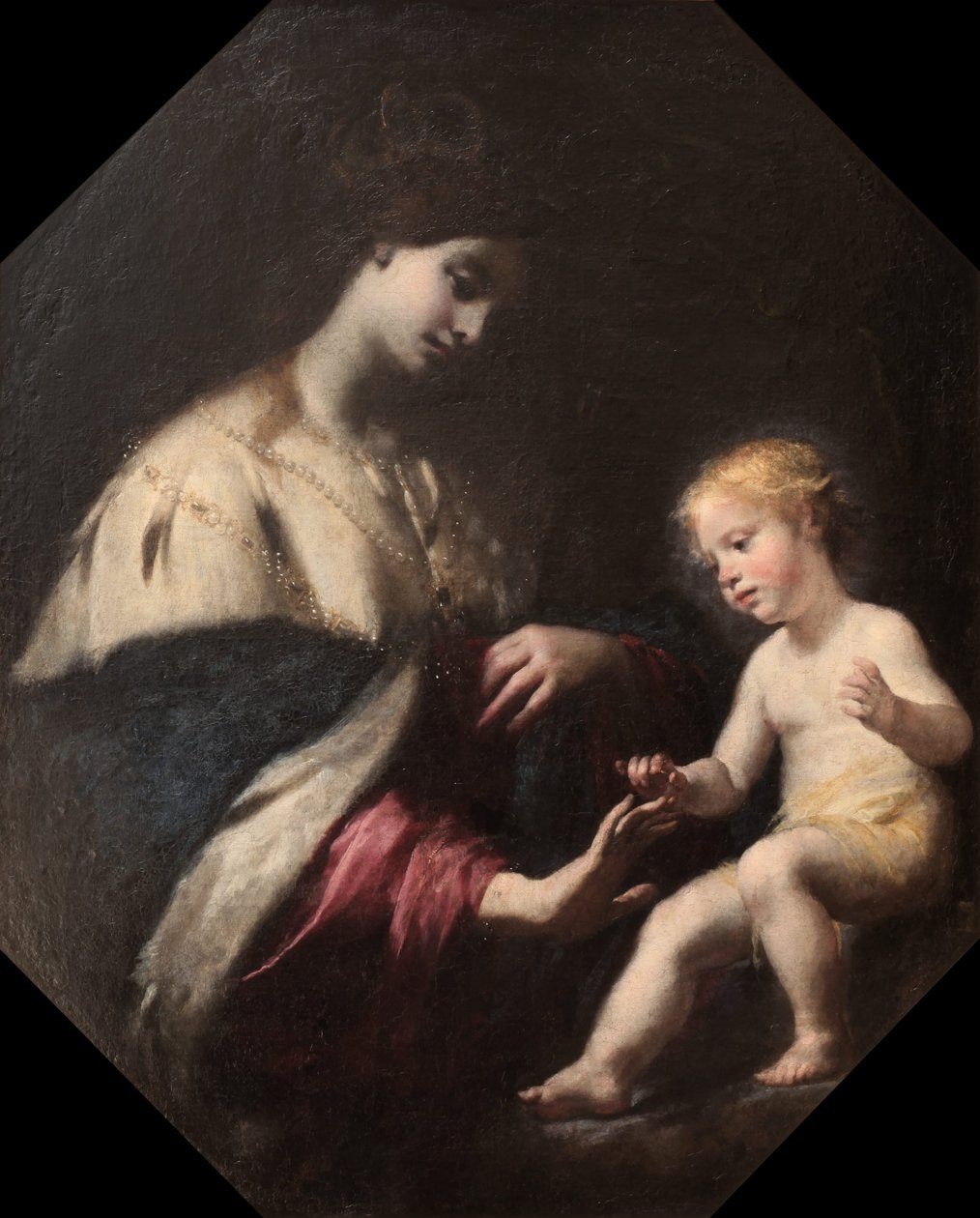 Il matrimonio mistico di Santa Caterina da Simone Pignoni