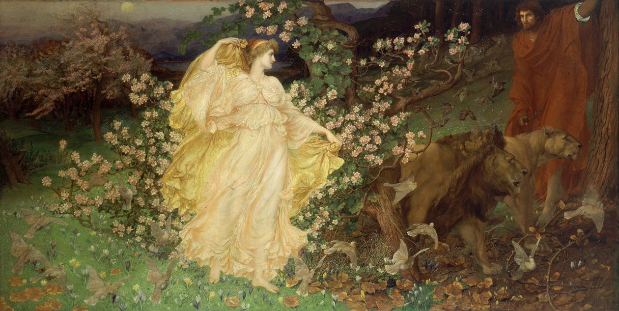 Venere e Anchise da William Blake Richmond