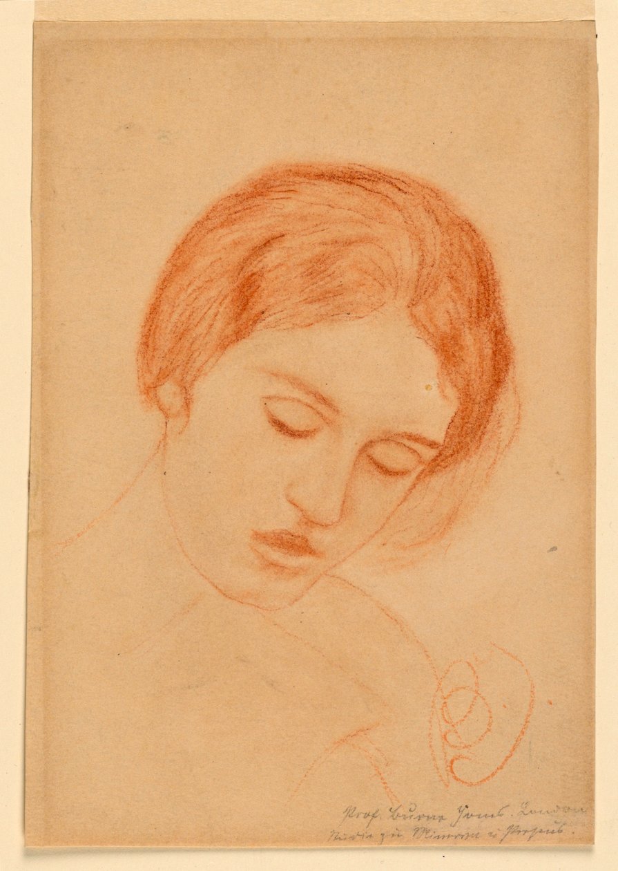 Testa di Donna da Sir Edward Burne Jones