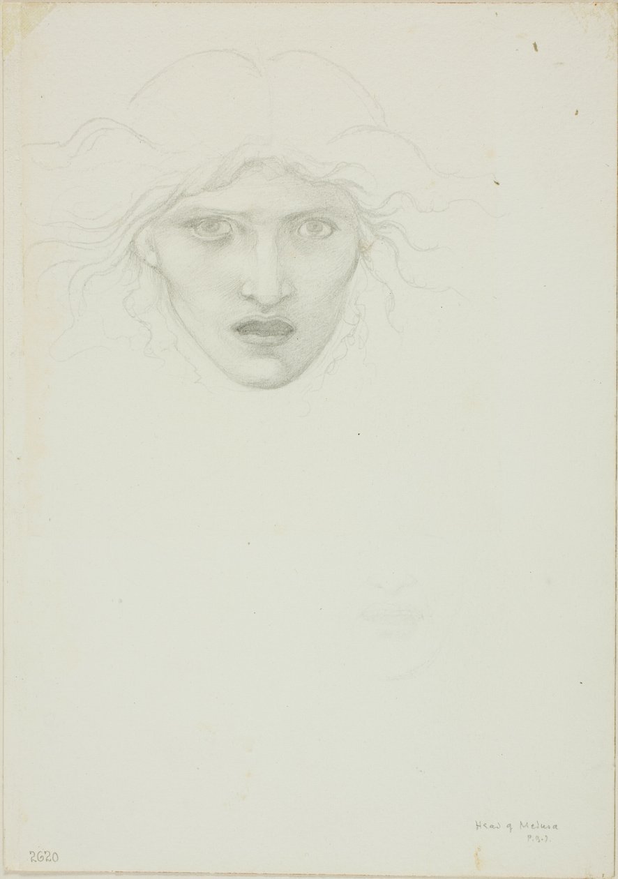 Studio per Rondanini Medusa da Sir Edward Burne Jones