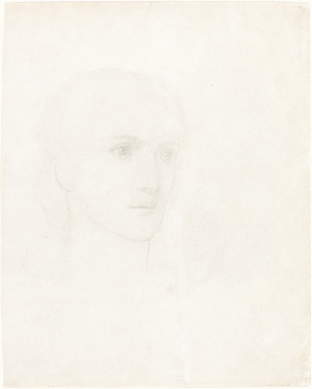 Testa di una Donna da Sir Edward Coley Burne Jones