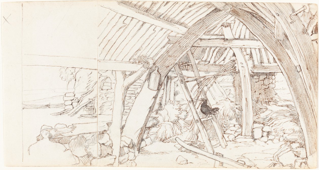 Il Fienile da Sir Edwin Landseer