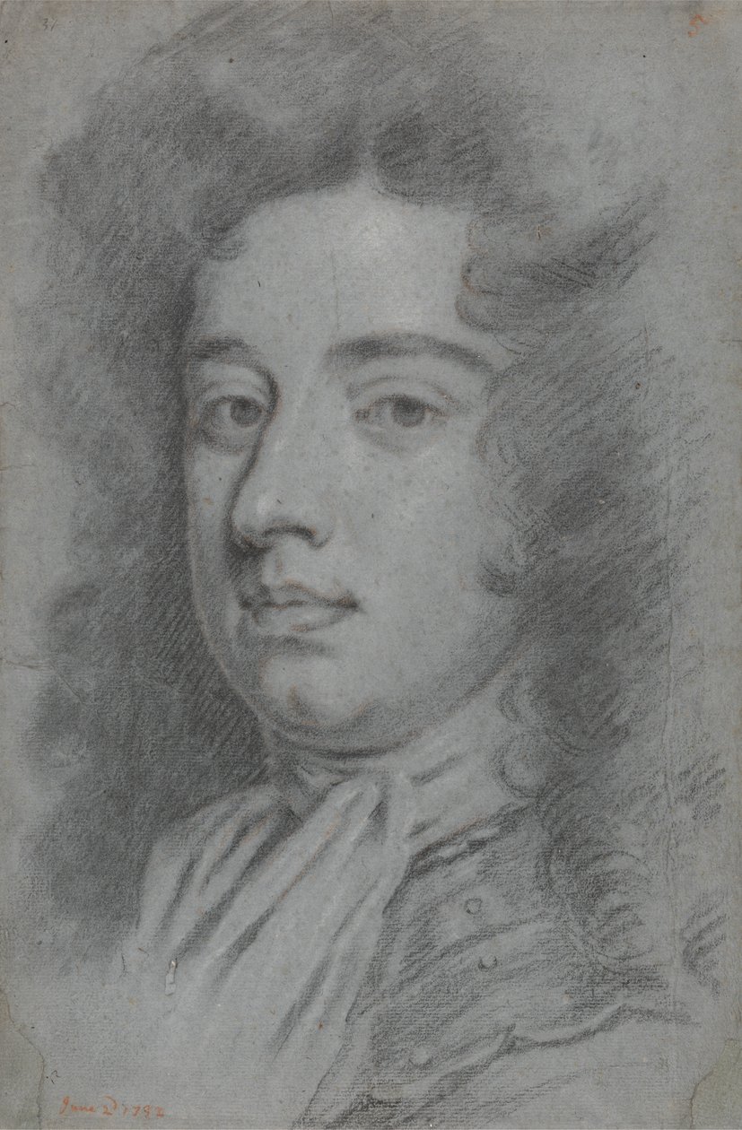 Testa di un Uomo da Sir Godfrey Kneller