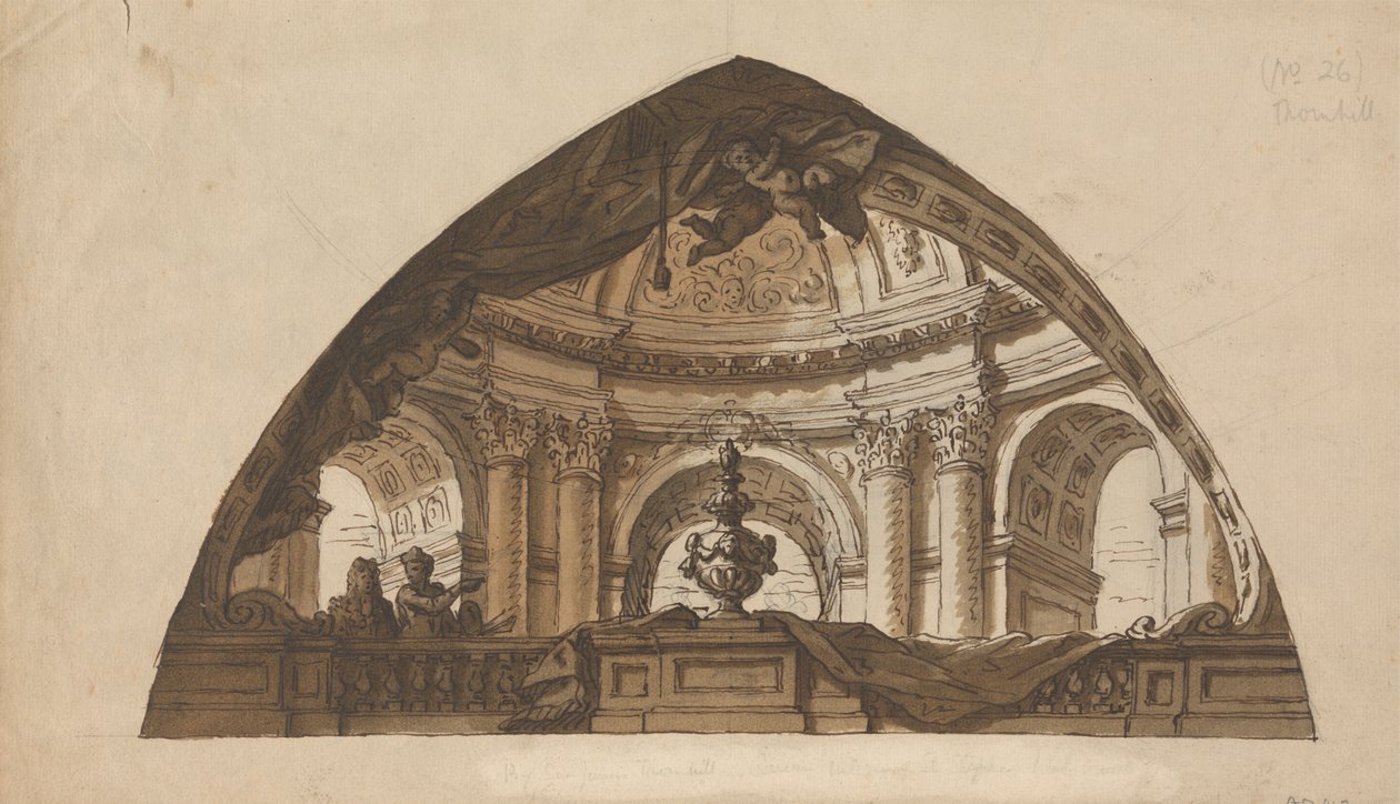 Progetto per una Lunetta da Sir James Thornhill