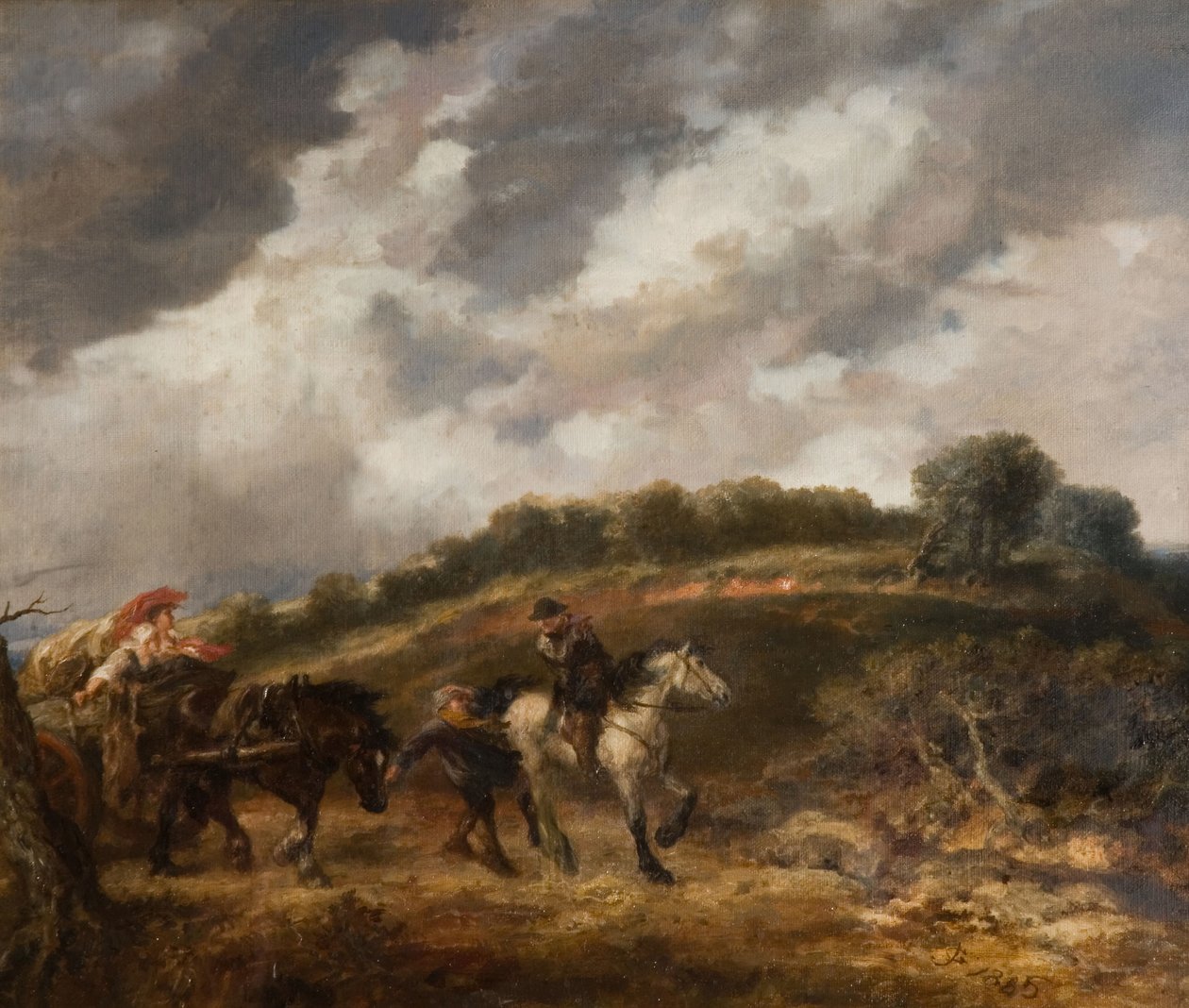 Una giornata ventosa da Sir John Gilbert