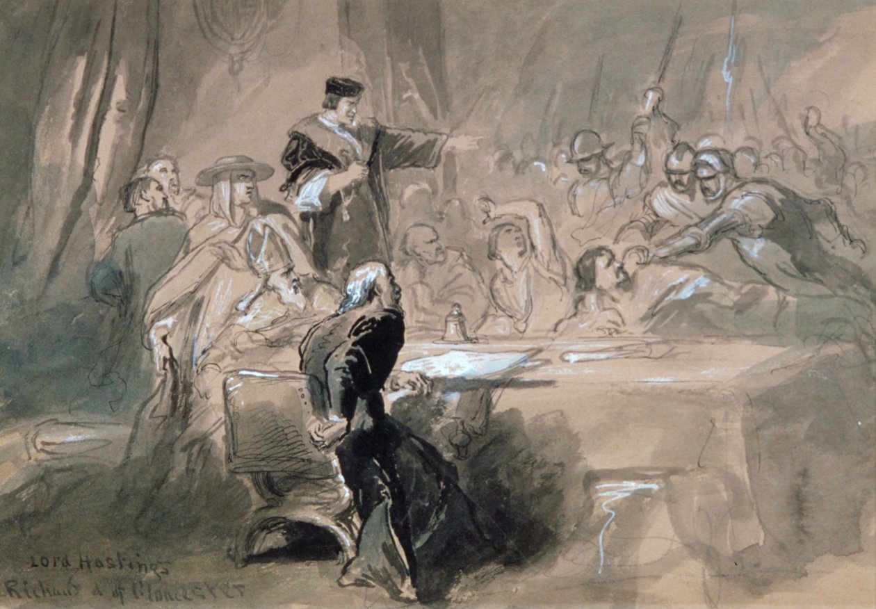 Arresto di Lord Hastings da Sir John Gilbert
