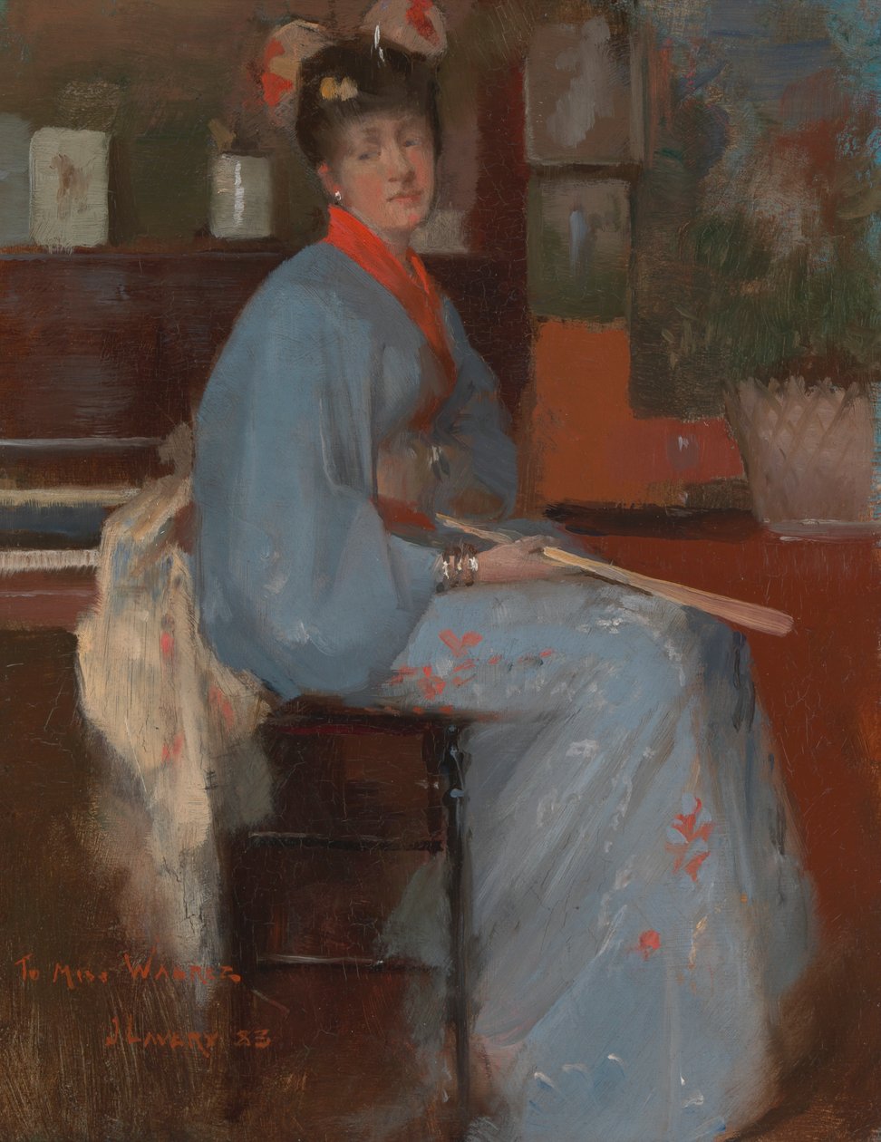 Donna in abito giapponese da Sir John Lavery