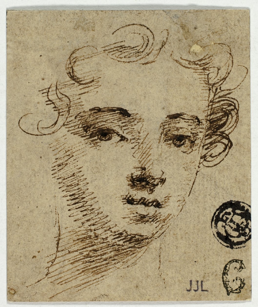 Testa di giovane donna da Sir Peter Lely