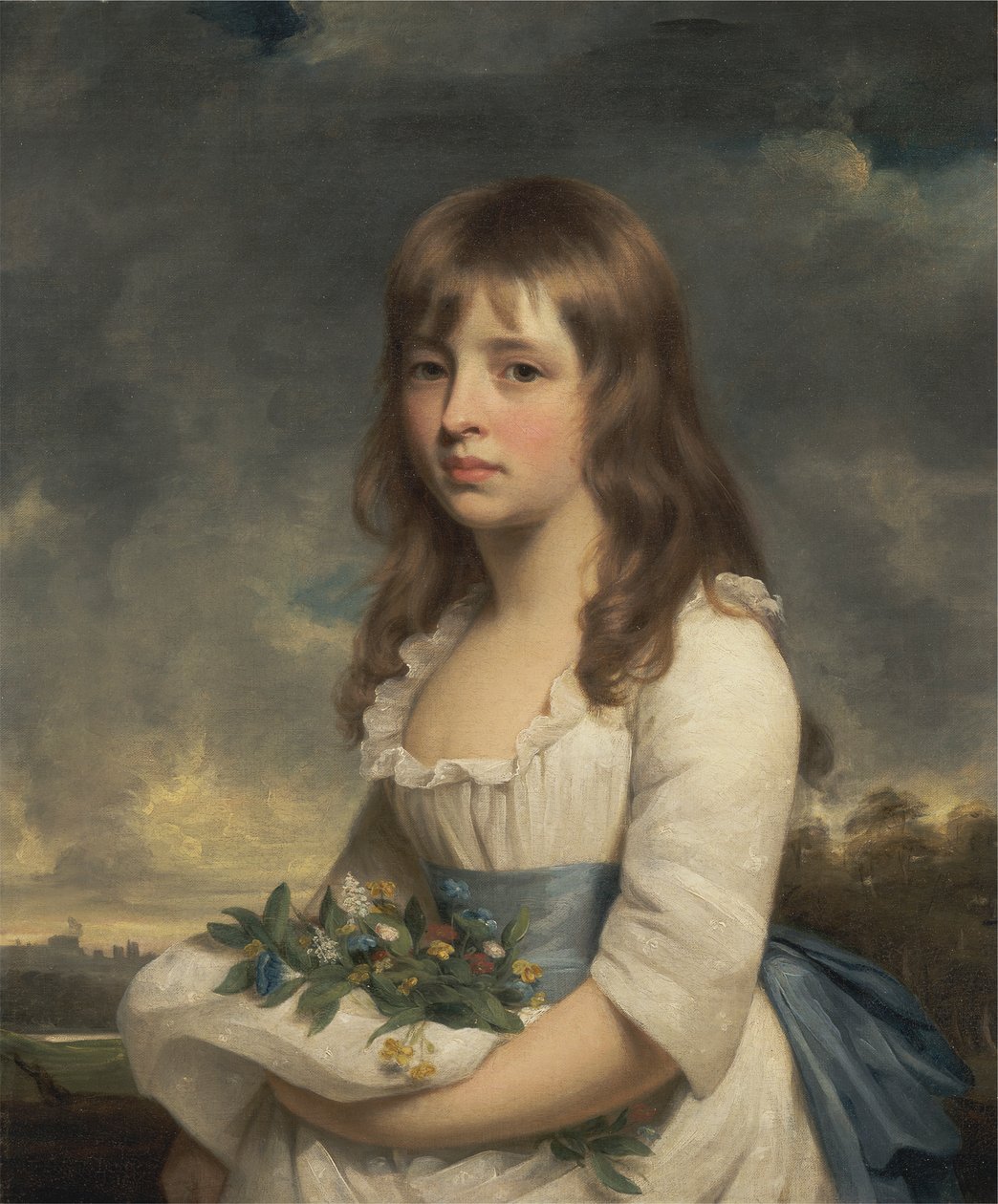 Ritratto di una ragazza da Sir William Beechey