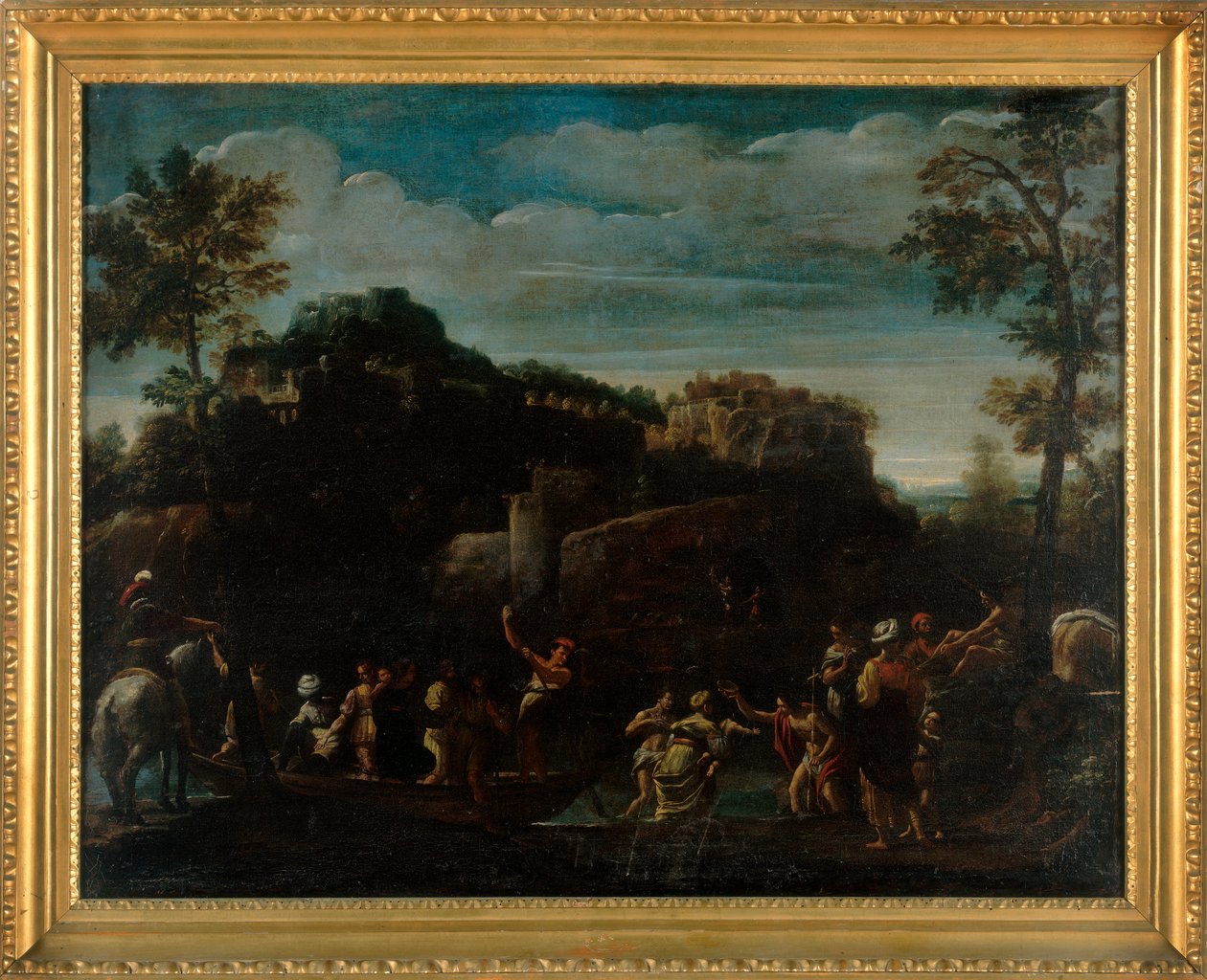San Giovanni battezza i fedeli da Sisto Badalocchio