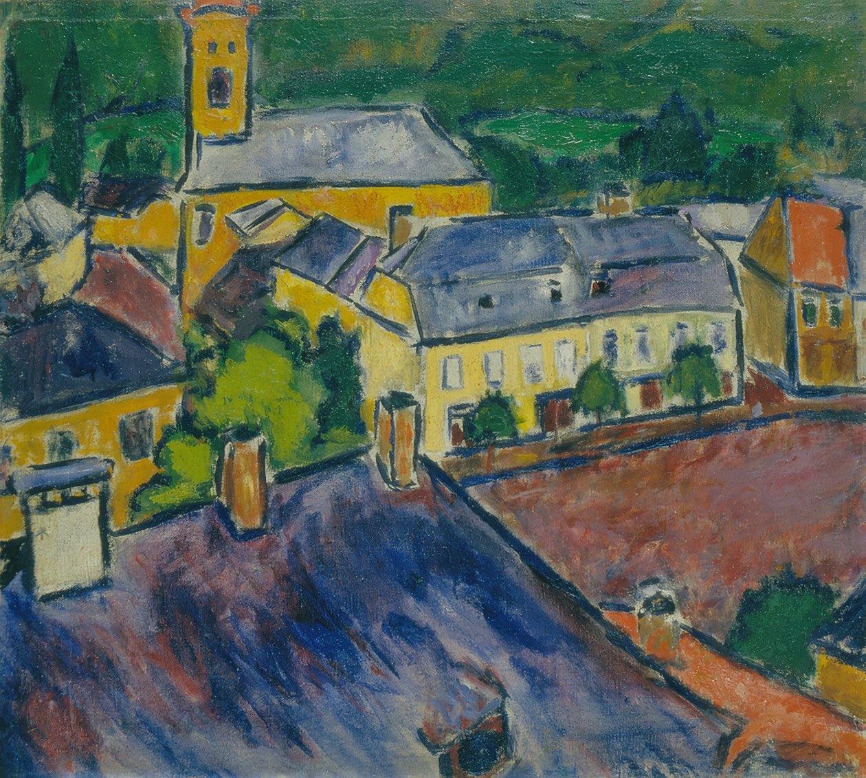 Veduta della città, 1910 da Sándor Galimberti