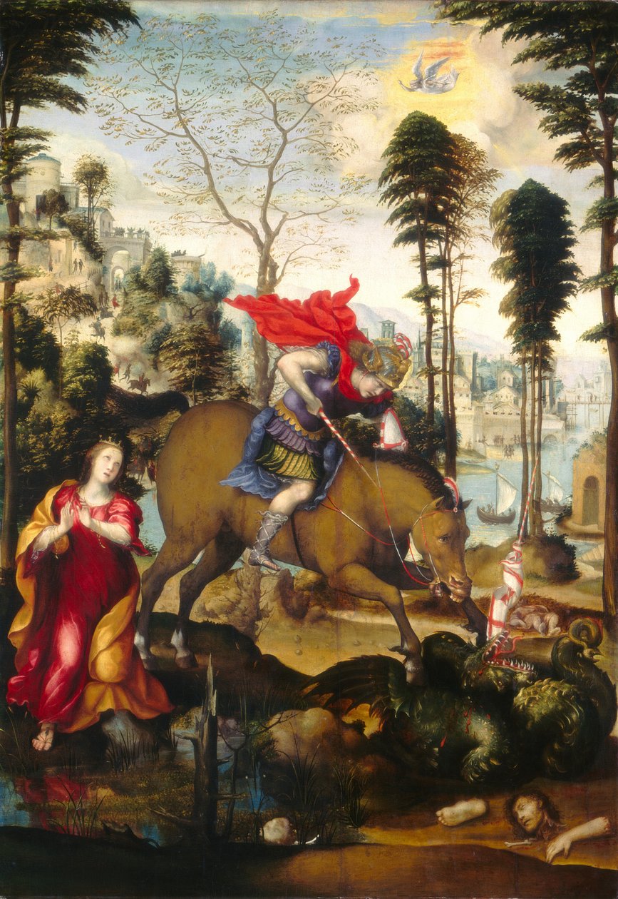 San Giorgio e il drago da Sodoma