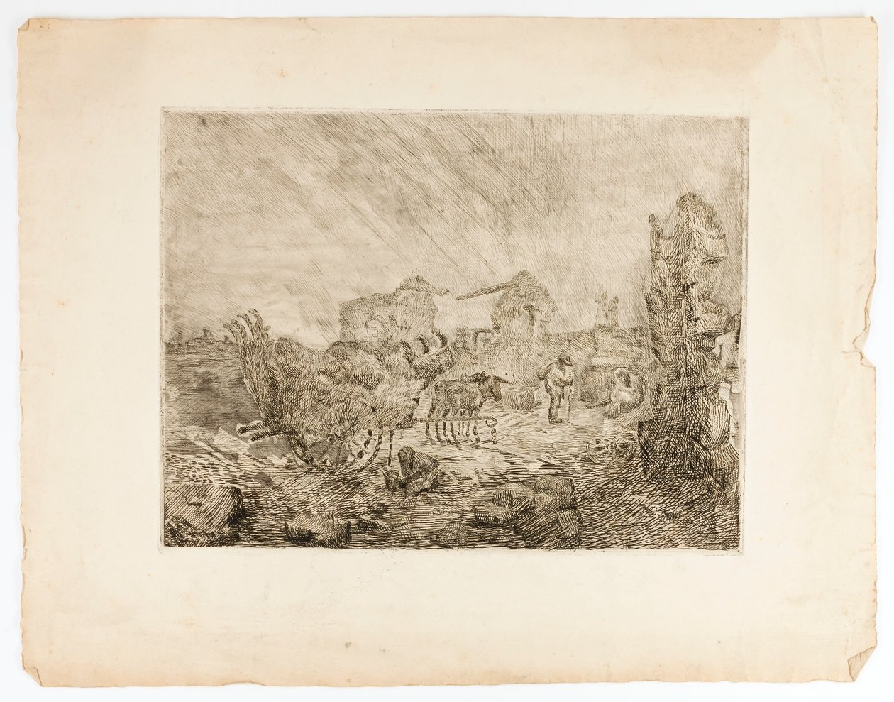 Carretto e rovine da Solon H. Borglum
