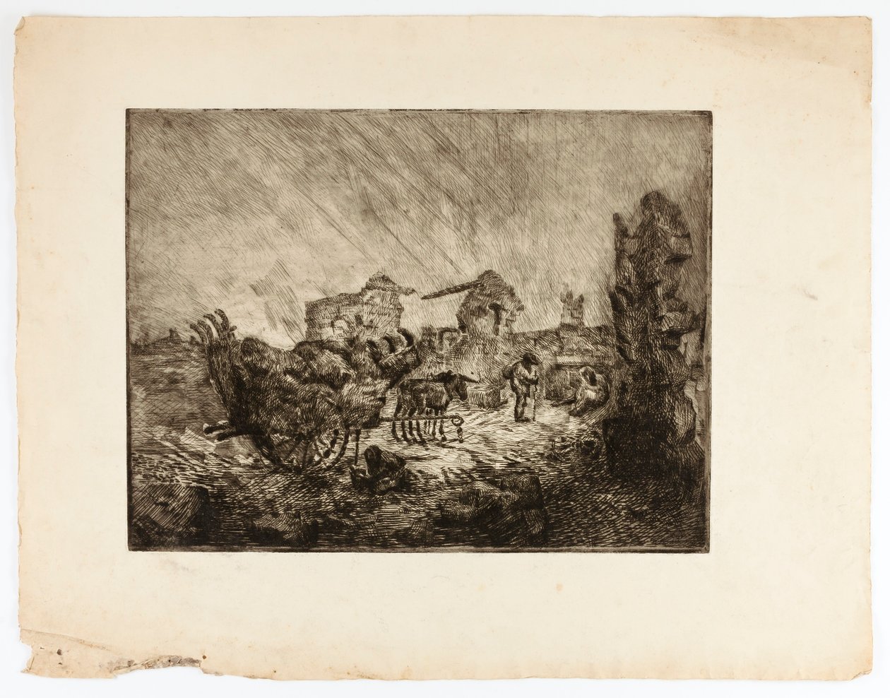 Carretto e rovine da Solon H. Borglum