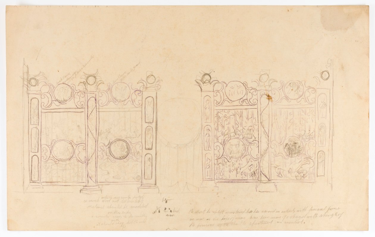 Studio della recinzione da Solon H. Borglum