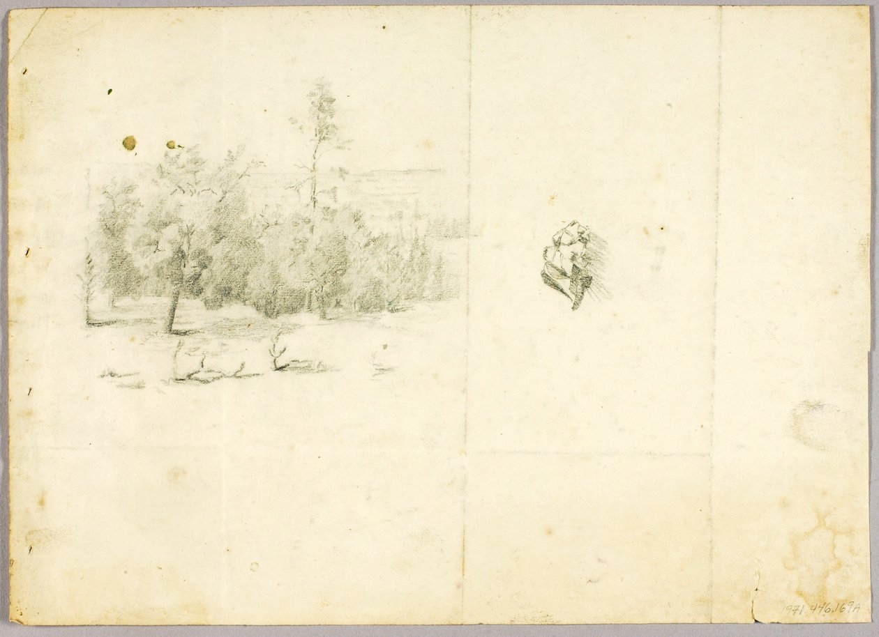 Paesaggio, nudo da Solon H. Borglum