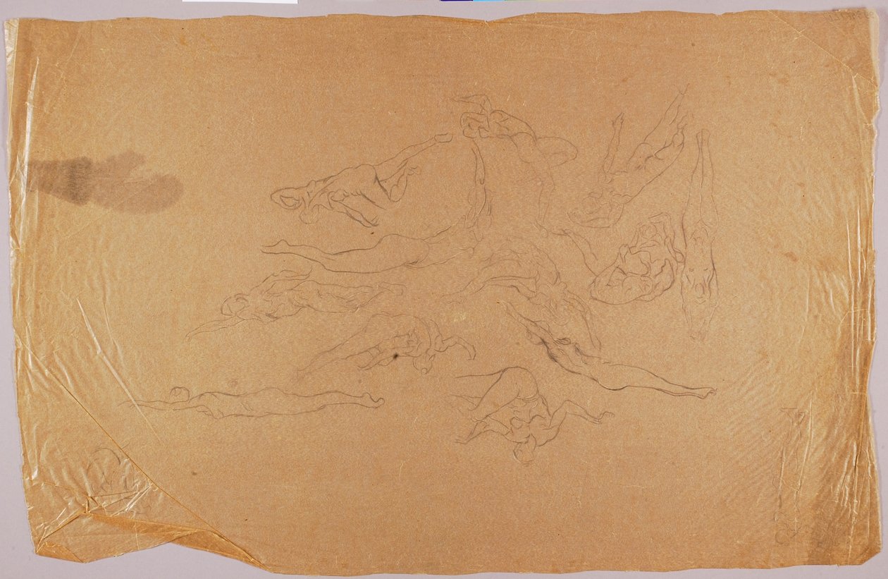 Nudi di nuoto da Solon H. Borglum