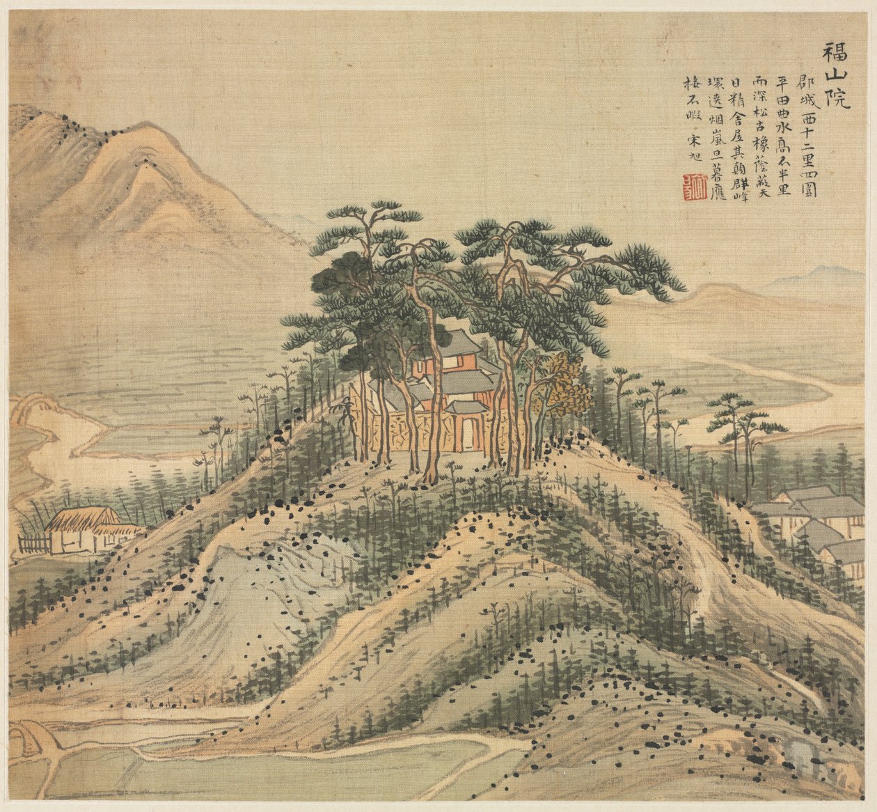 Monastero di Fushan, 1500 da Song Xu