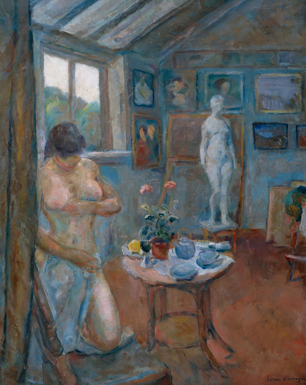 Interno dello studio da Soren Onsager