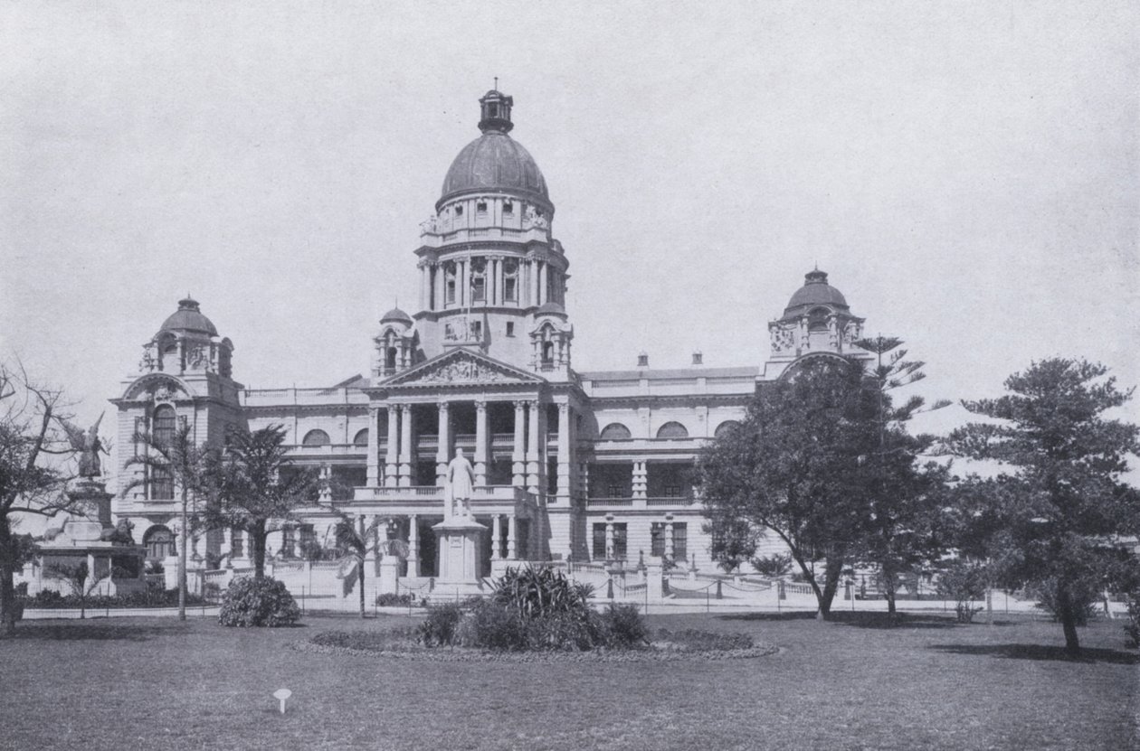 Il Municipio, Durban (foto in bianco e nero) da South African Photographer