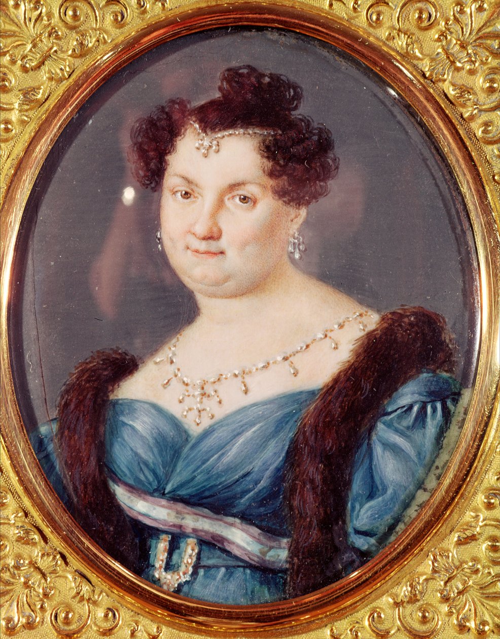 Marie-Christine di Borbone-Due Sicilie (1806-78) Regina di Spagna da Spanish School