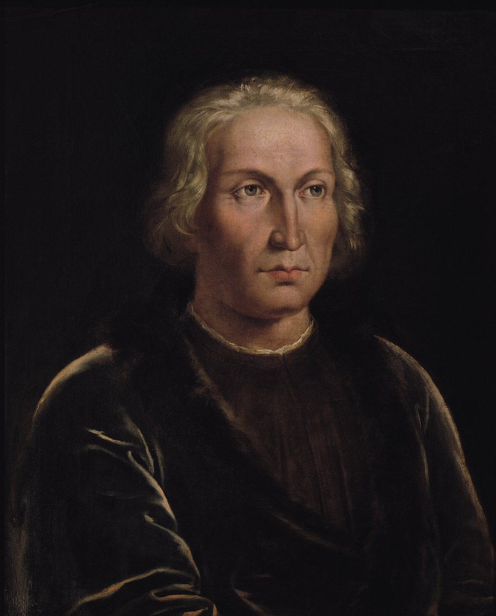 Ritratto di Cristoforo Colombo (1450-1506) da Spanish School