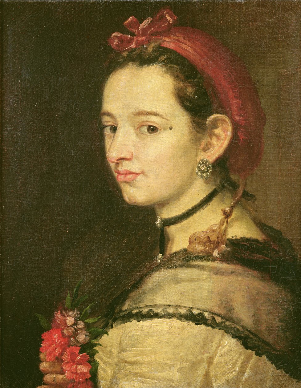 Ritratto di una donna da Spanish School