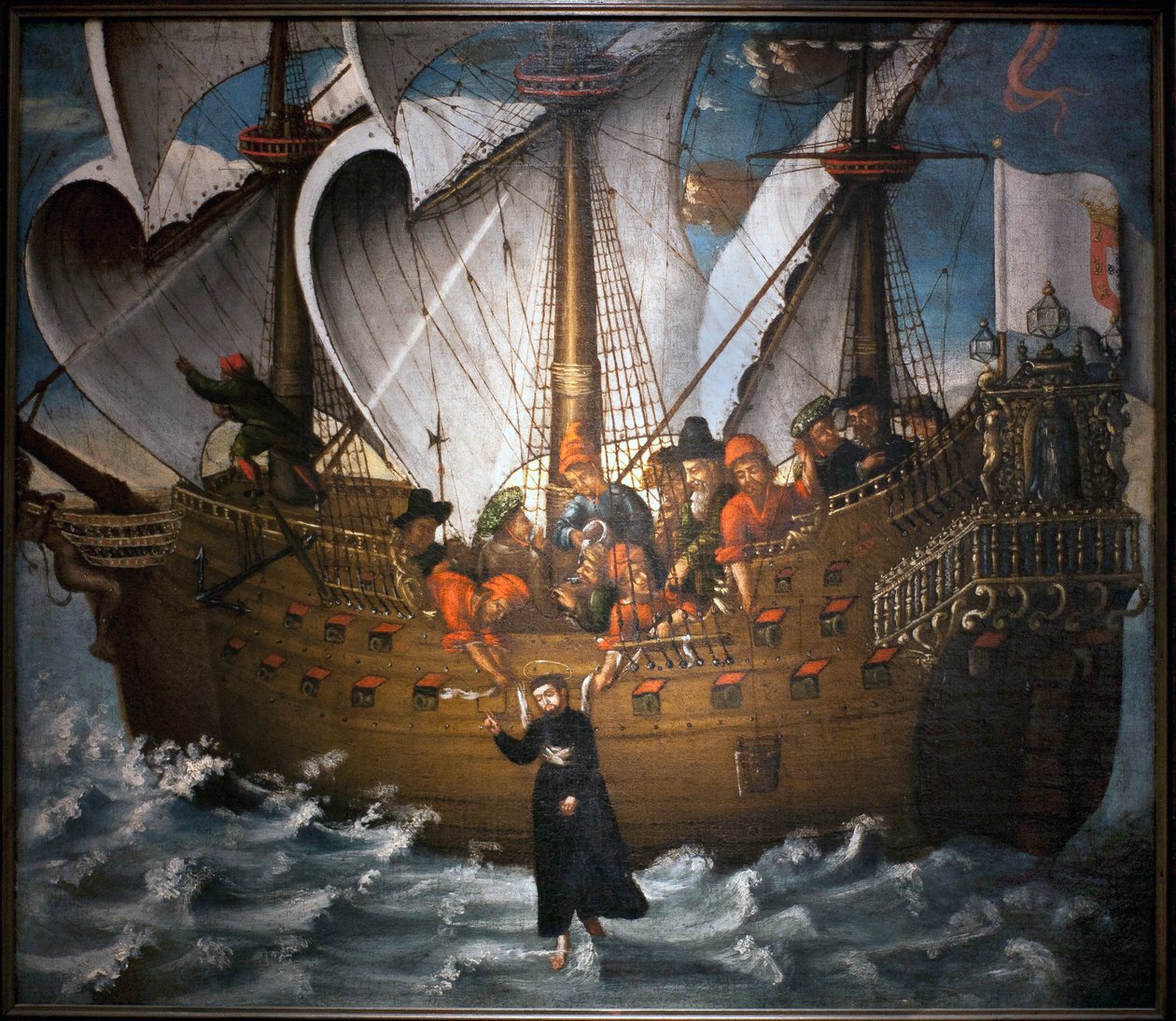 San Francesco Saverio che cammina sull