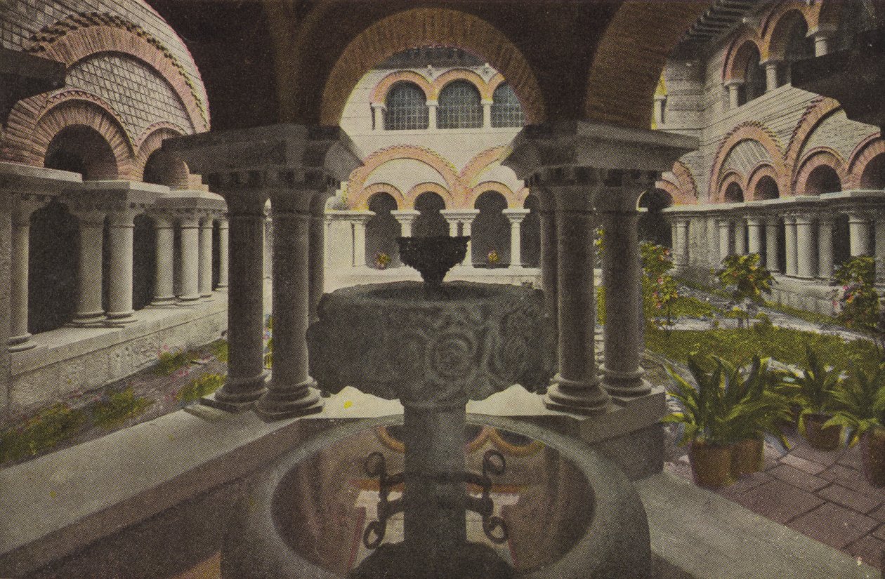 Montserrat: Claustro romanico; Claustro romanico (foto a colori) da Spanish Photographer