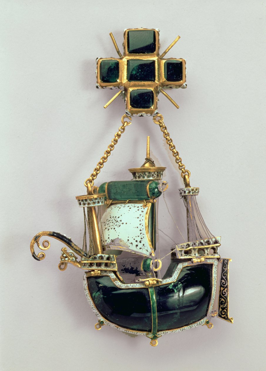 Pendente a caravella, 1580-90 da Spanish School