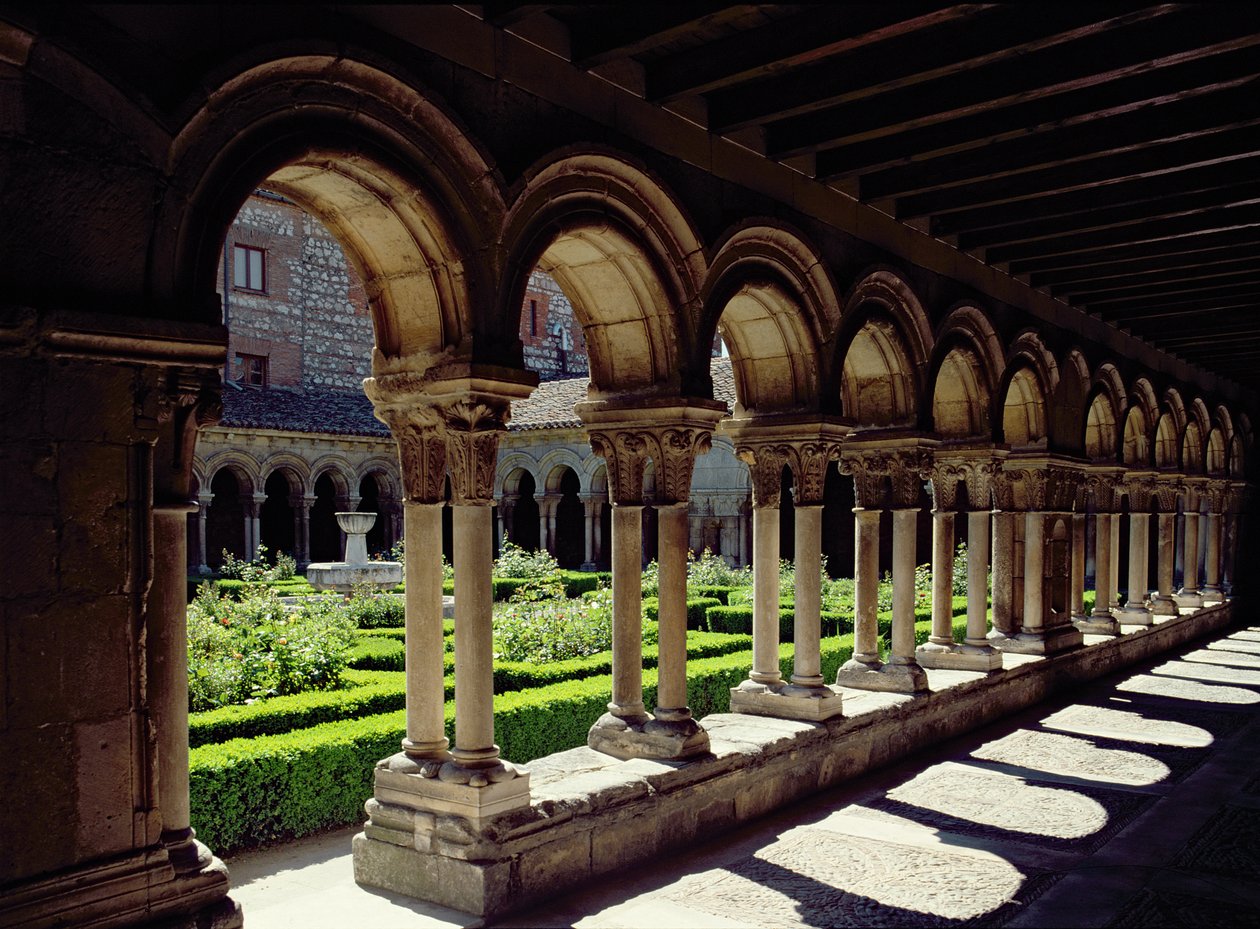 Chiostro del giardino al Monastero di Las Huelgas, c.1180 da Spanish School